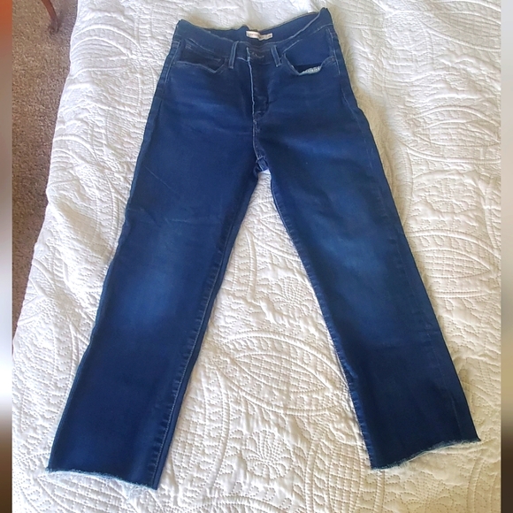 Levi's womens jeans 724 high rise straight w28 l30 - Picture 1 of 6